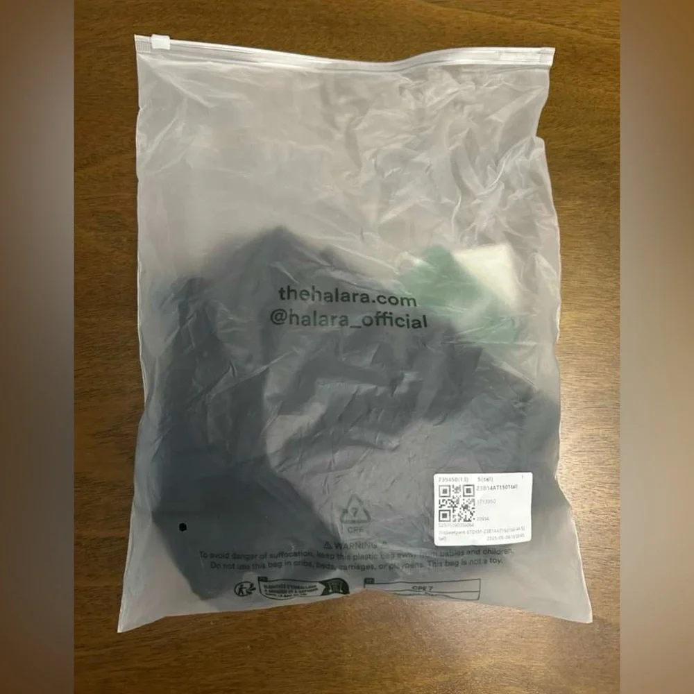 Halara Wide Leg Pull On Dress Pant Size S Tall Black (0445) - Picture 9 of 10